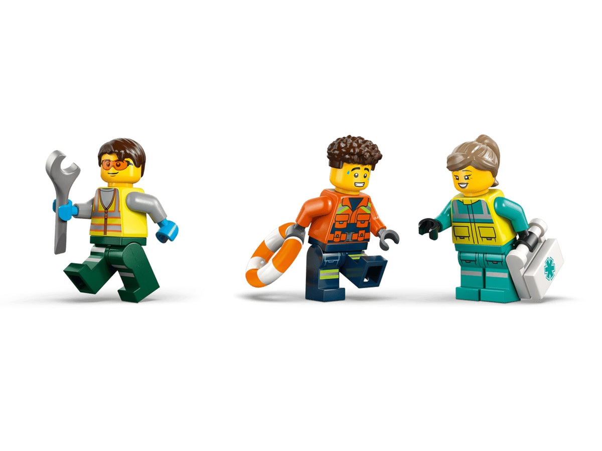Lego City remix aereo camion e hovercraft