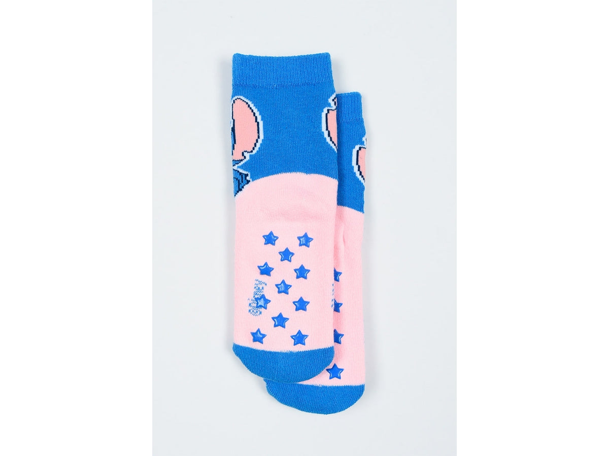 Lilo e Stitch calzini spugna antiscivolo 23/26 blu