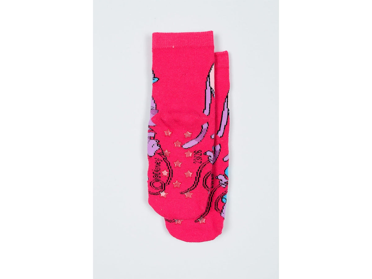 Lilo e Stitch calzini spugna antiscivolo 27/30 rosa