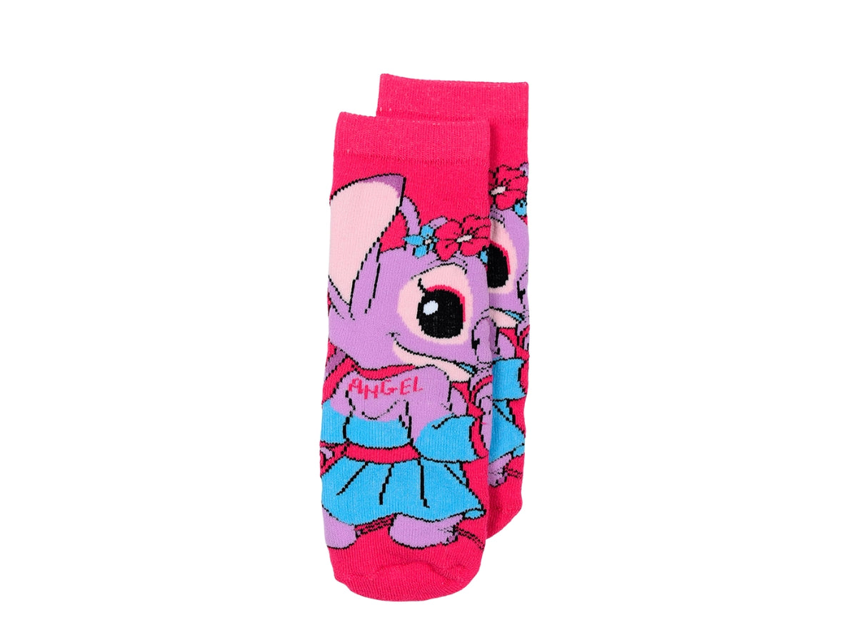 Lilo e Stitch calzini spugna antiscivolo 31/34 rosa