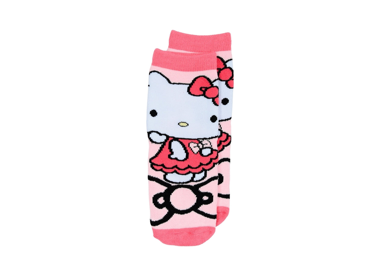 Hello Kitty calzini spugna antiscivolo 23/26 rosa