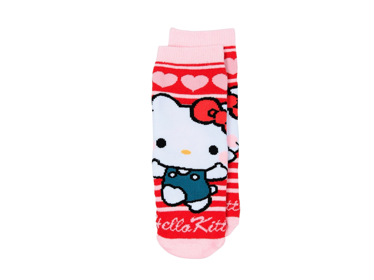 Hello Kitty calzini spugna antiscivolo 31/34 rosso