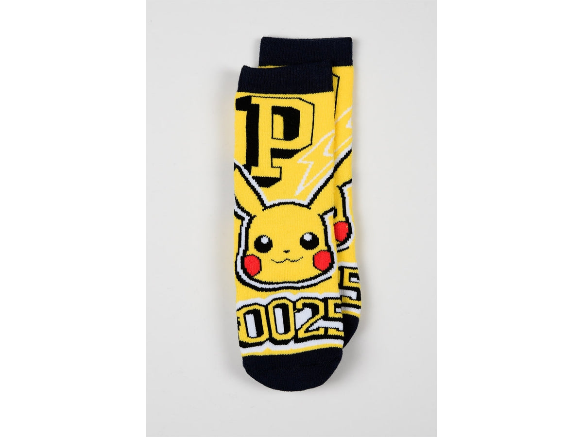 Pokemon calzini spugna antiscivolo 27/30 giallo