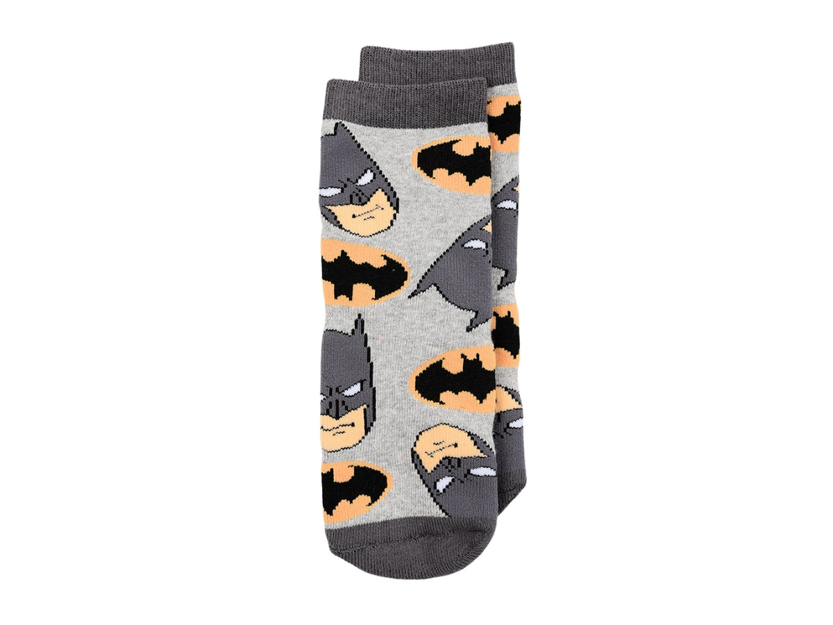 Batman calzini spugna antiscivolo 27/30 grigio chiaro