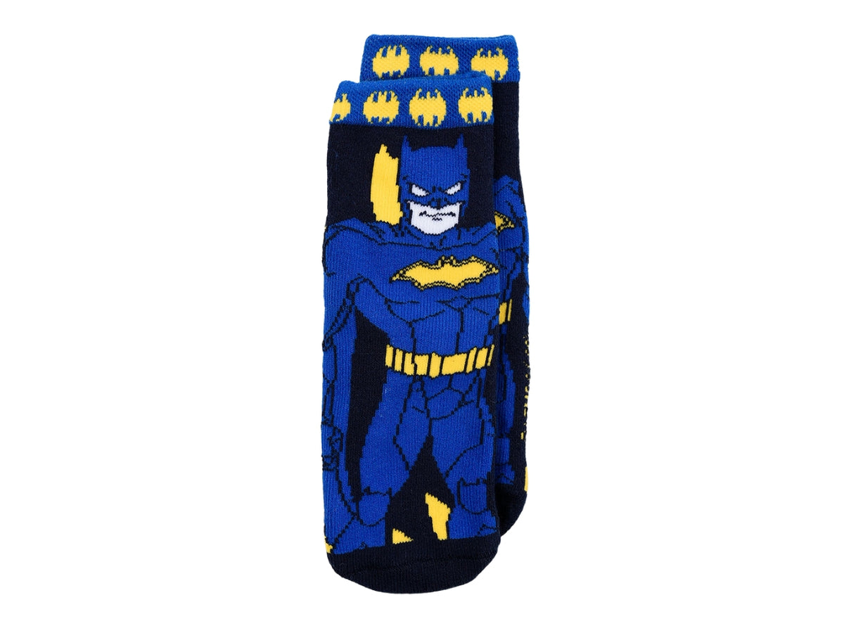 Batman calzini spugna antiscivolo 23/26 blu navy