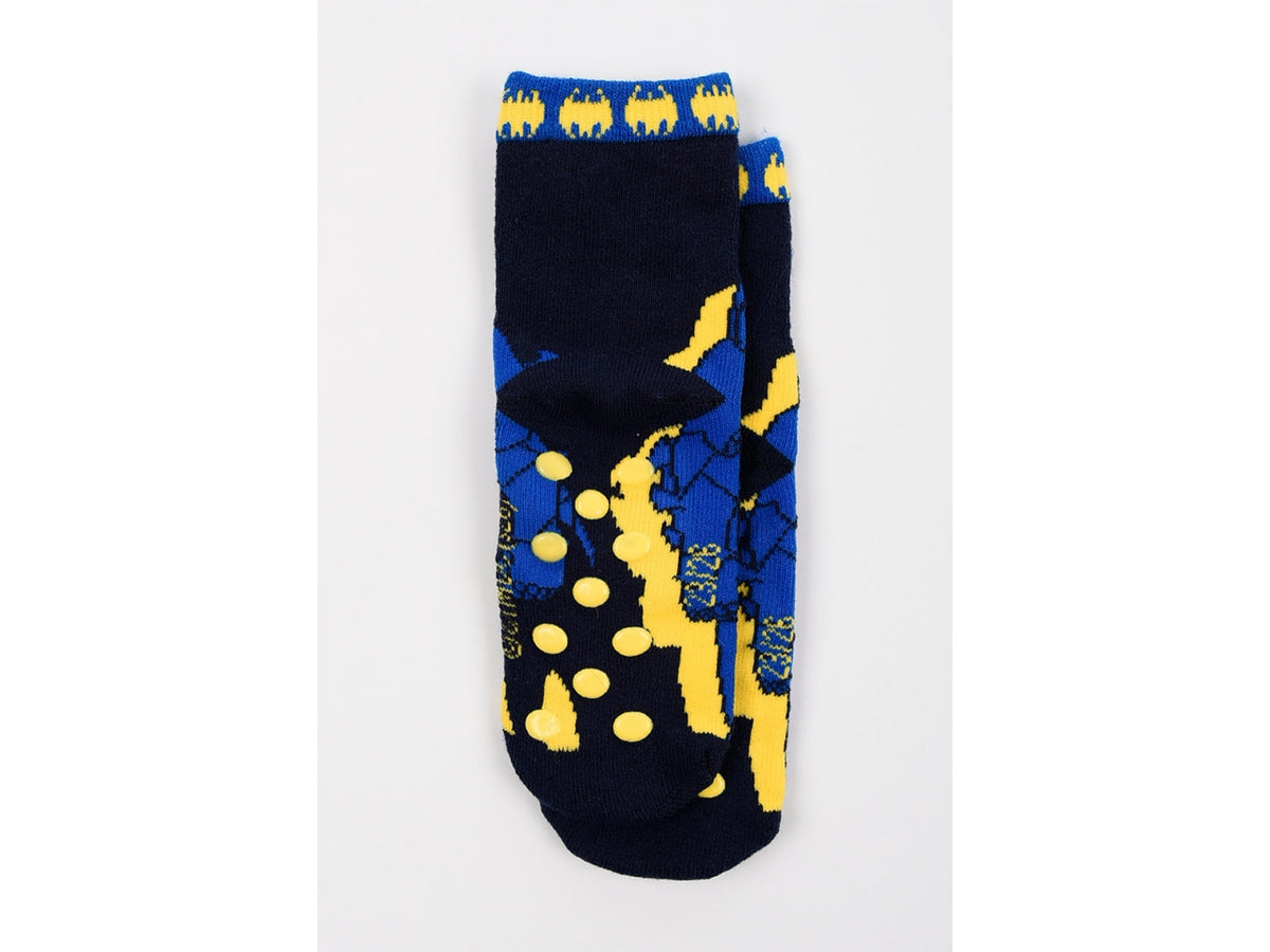 Batman calzini spugna antiscivolo 27/30 blu navy