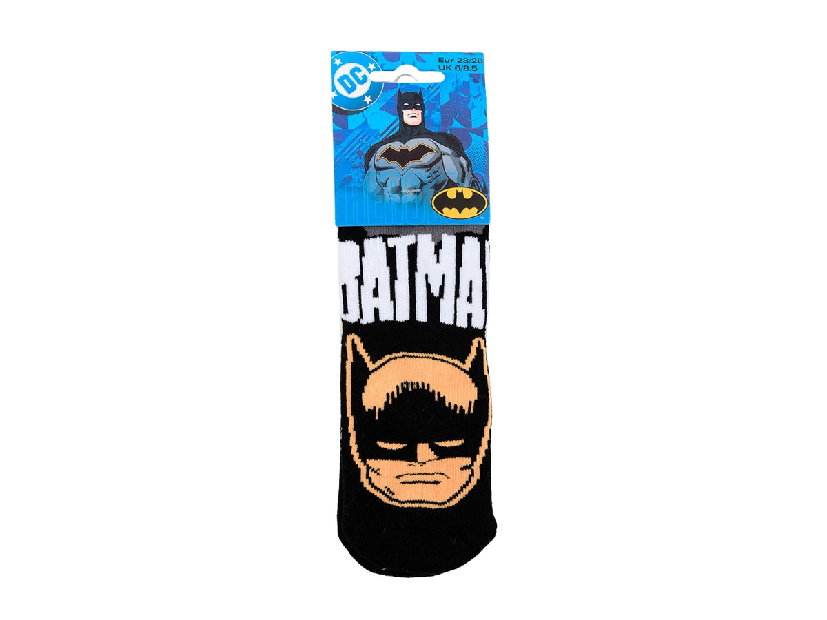 Batman calzini spugna antiscivolo 27/30 nero
