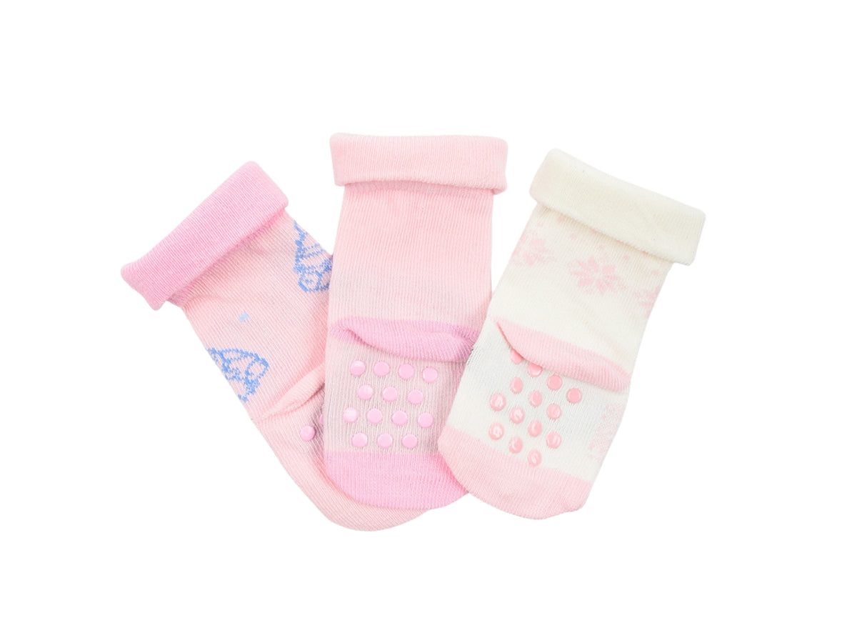 Lilo e Stitch confezione 3 calzini con risvolto 62% cotone 0/6 mesi