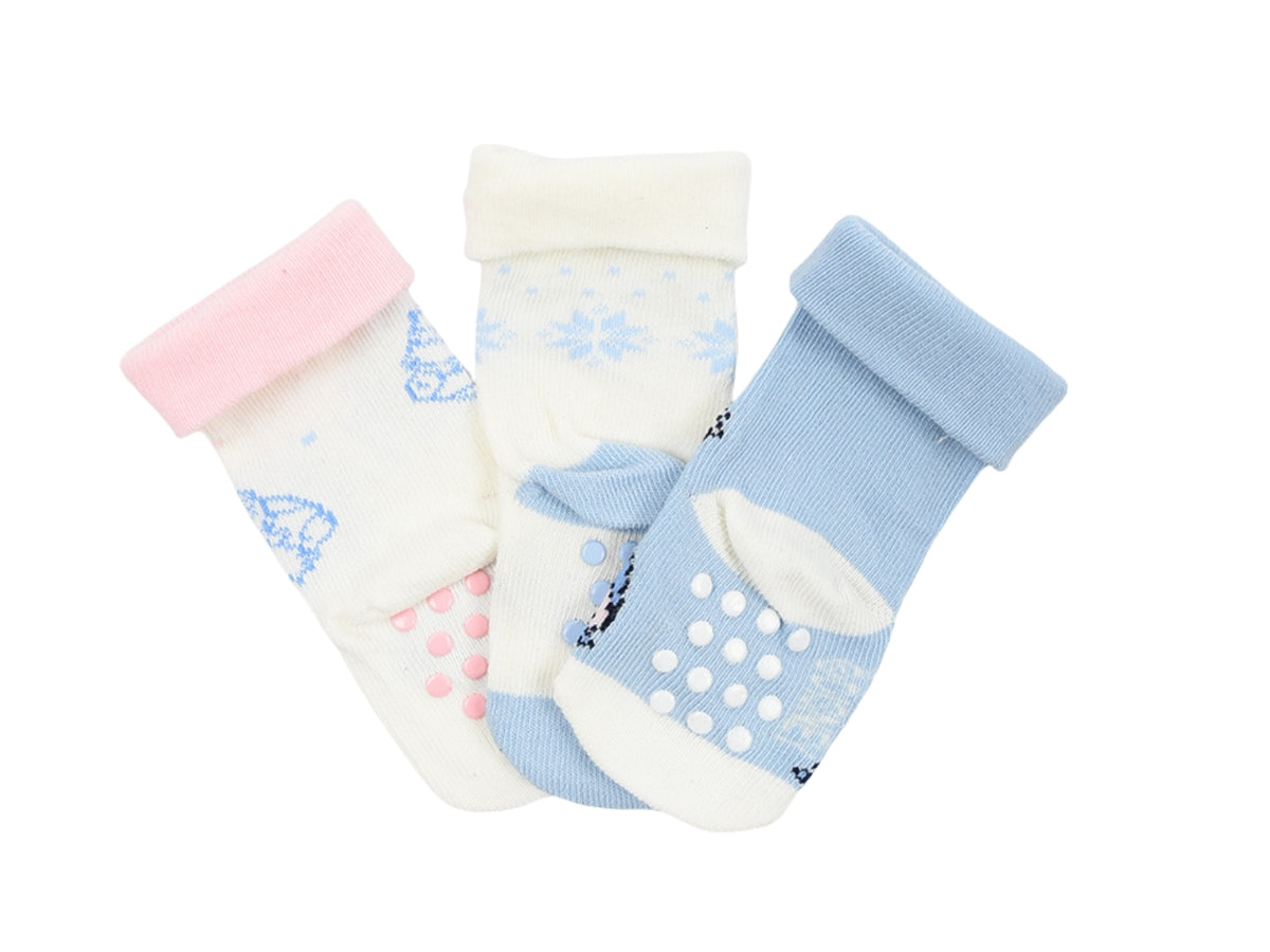 Lilo e Stitch confezione 3 calzini con risvolto 62% cotone 0/6 mesi