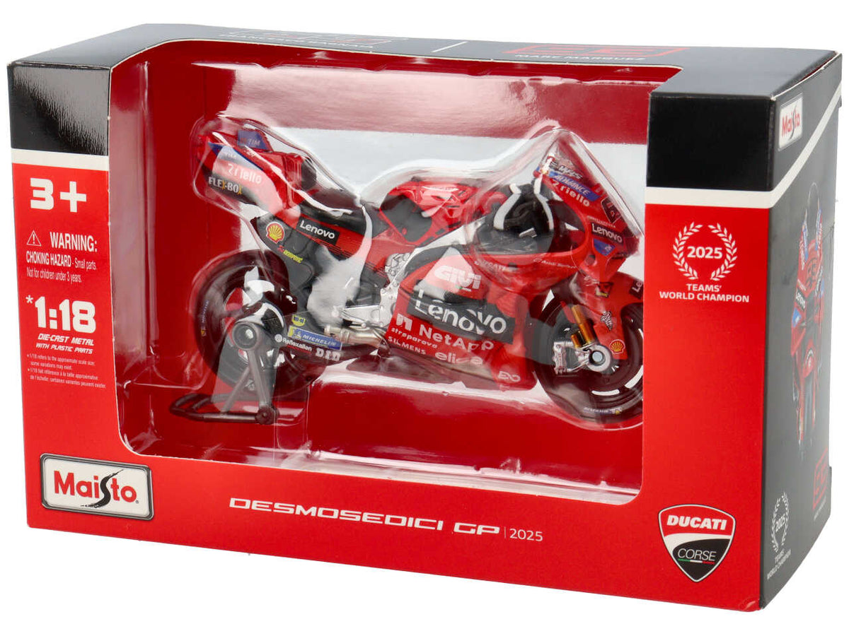 Moto ducati lenovo team bagnaia 1:18