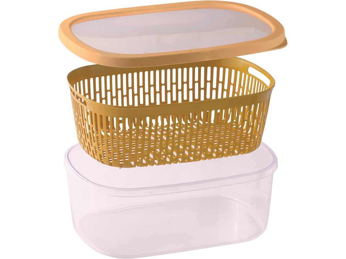 Aroma keeper rettangolare 4lt senape