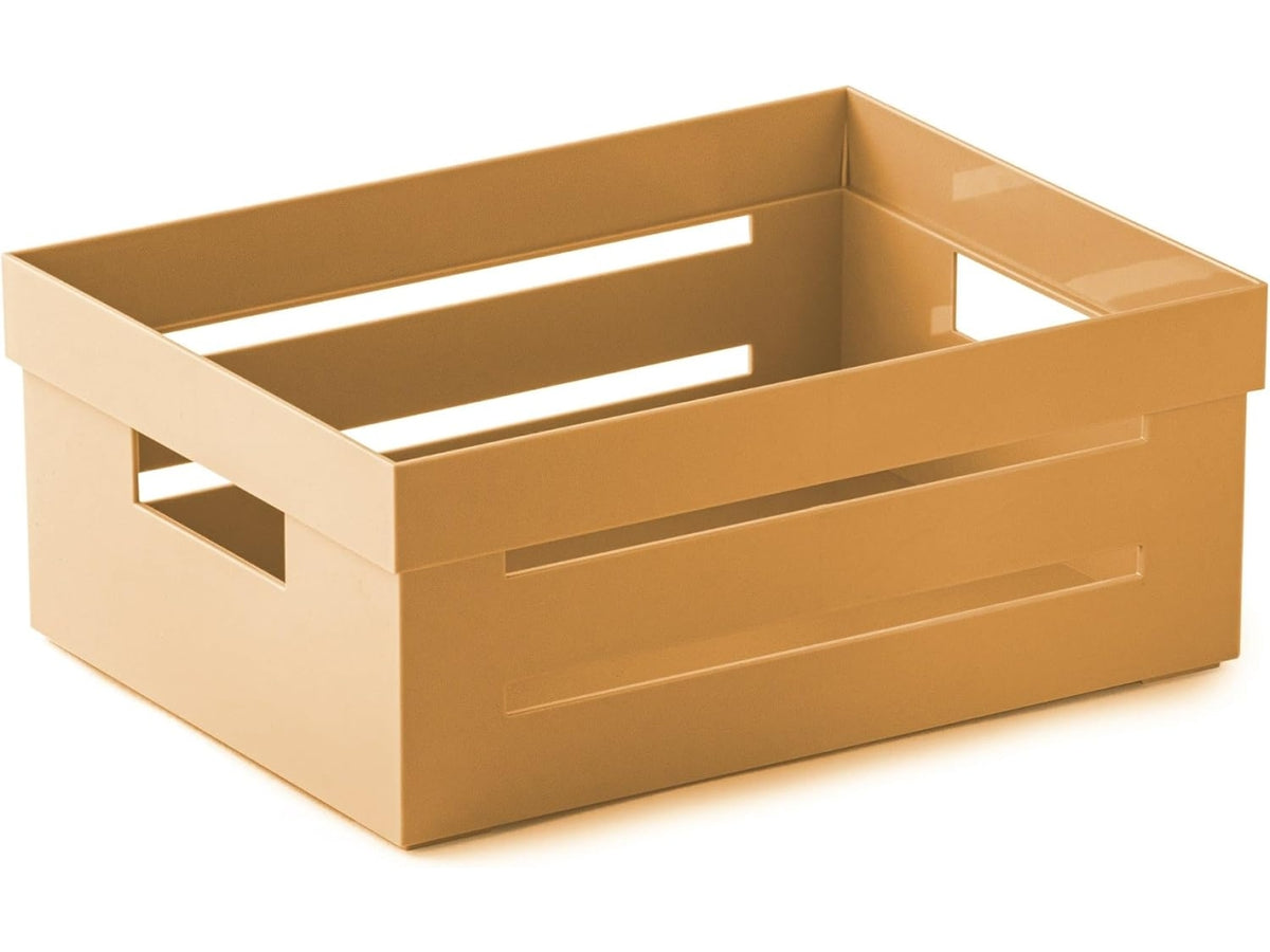 Ambiente storage box cassetta multiuso 2lt senape