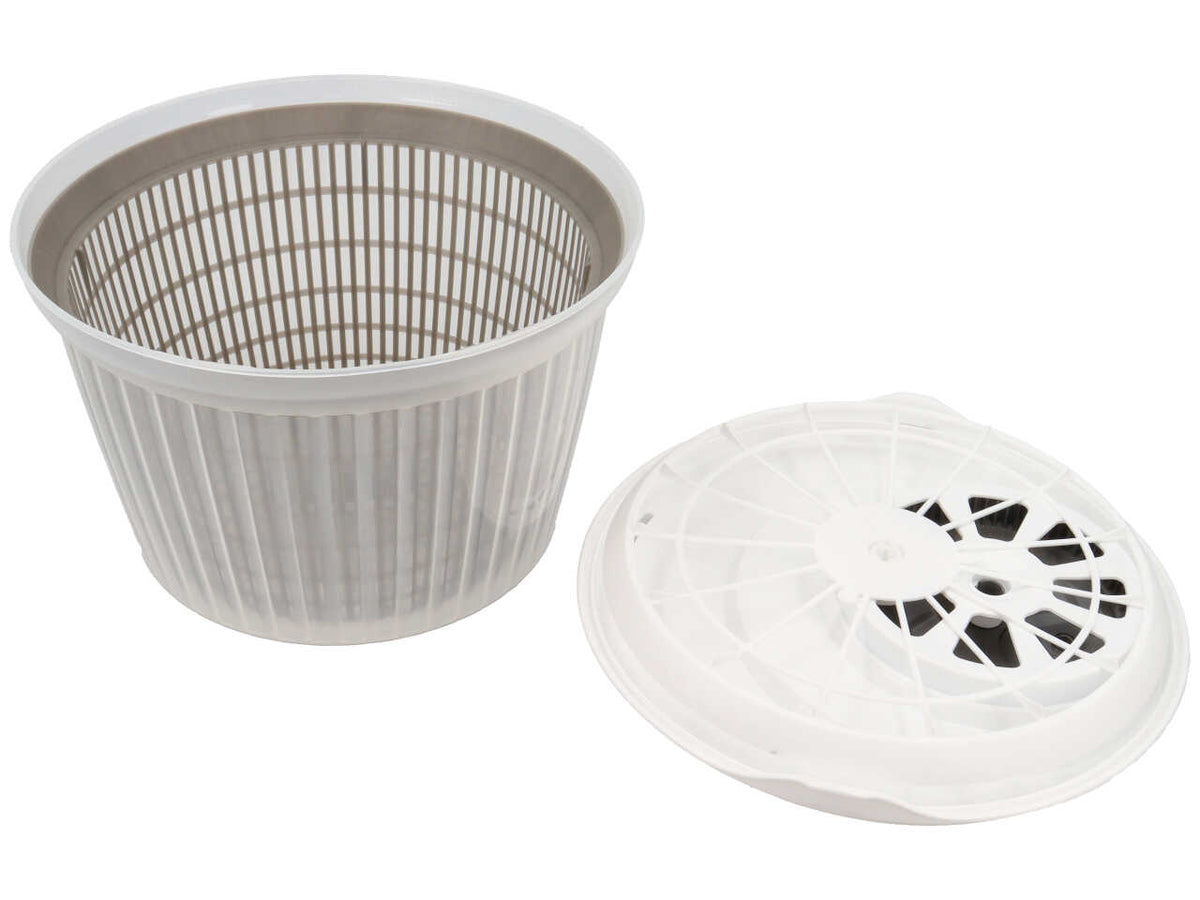 Centrifuga ulaop trasparente con cestello e rotore dark grey, coperchio bianco