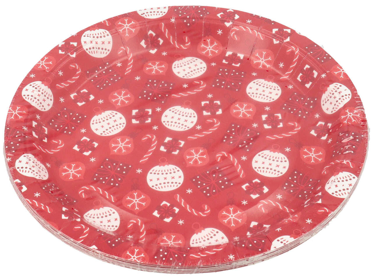 Piatti dessert 10 pezzi christmas candy