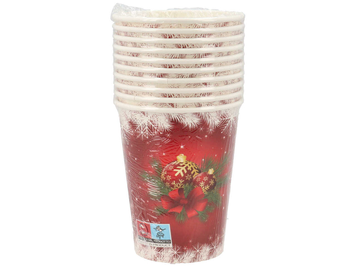 Bicchieri 10 pezzi magic christmas