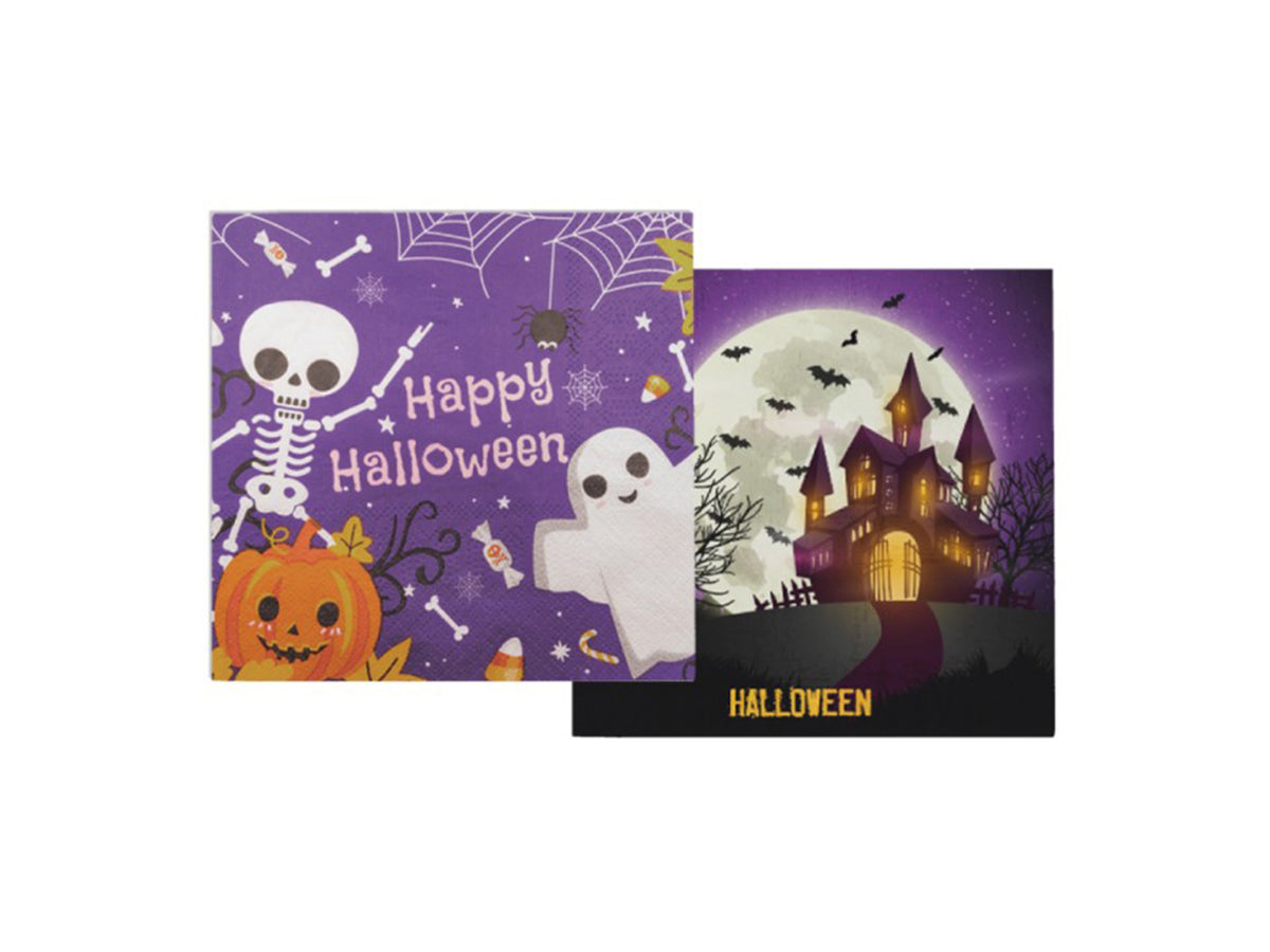 Tovaglioli happy halloween set da 20 tovaglioli
