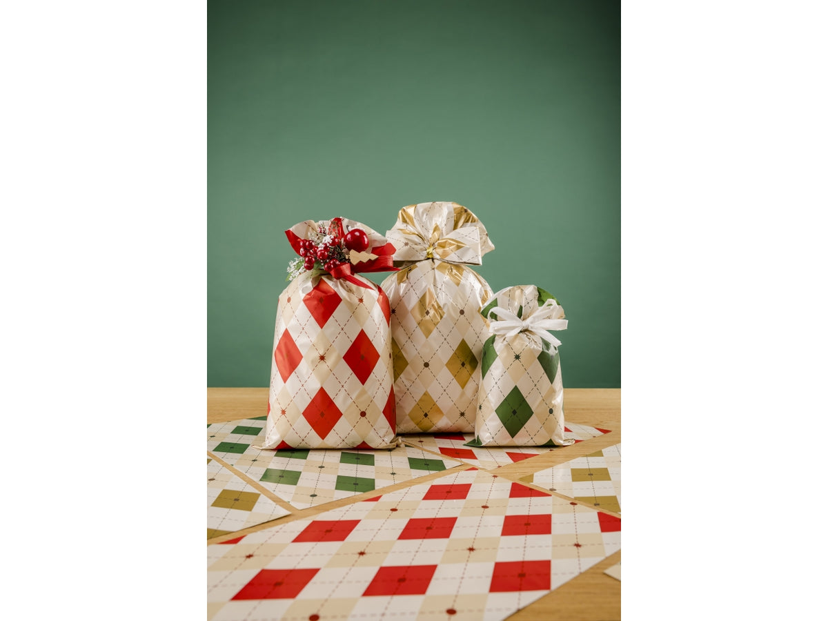 Buste tartan 25x40cm confezione da 50 pezzi assortite