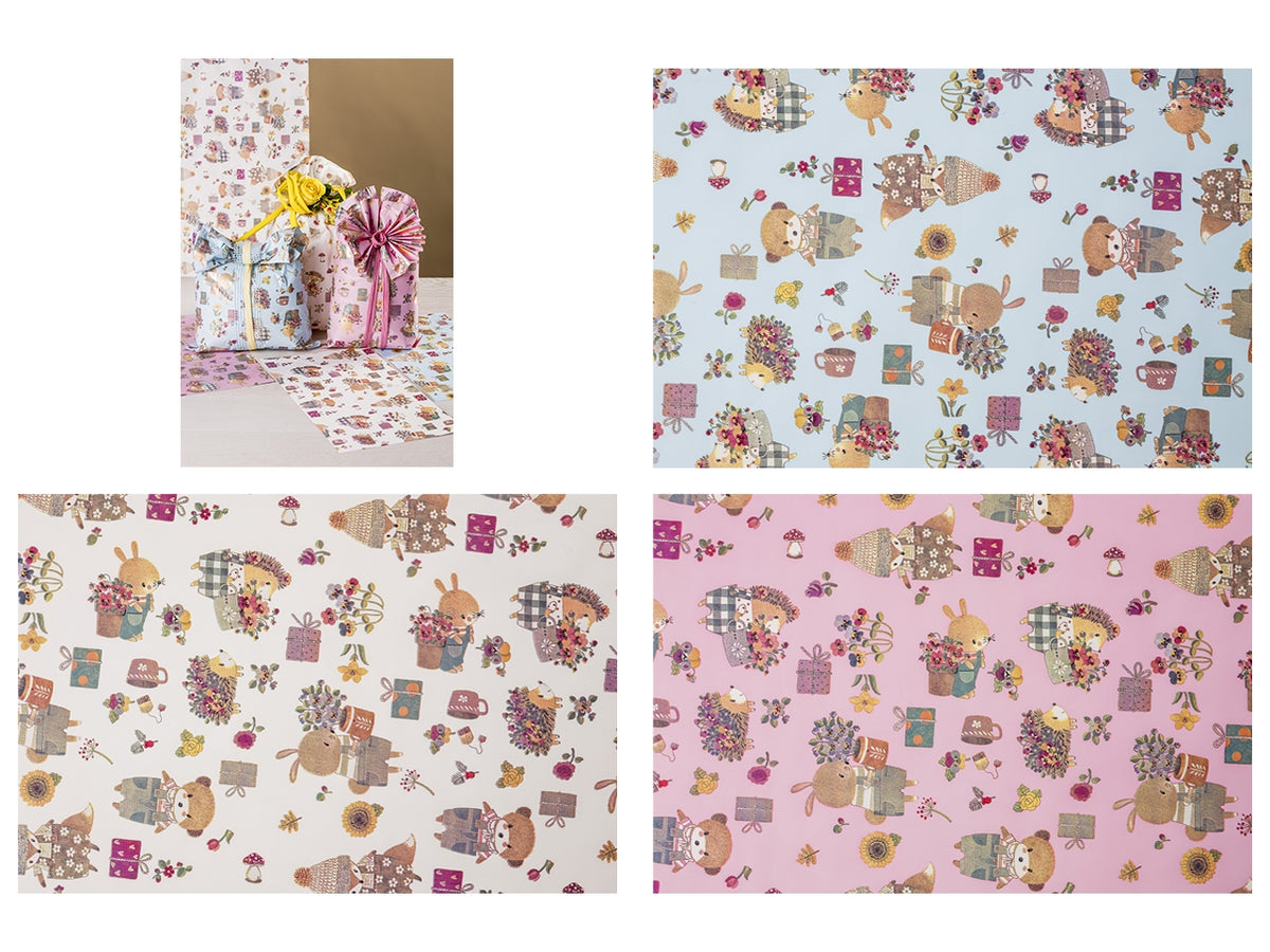 Buste doudou 25x40cm in 3 tipi confezione da 50 pezzi assortite