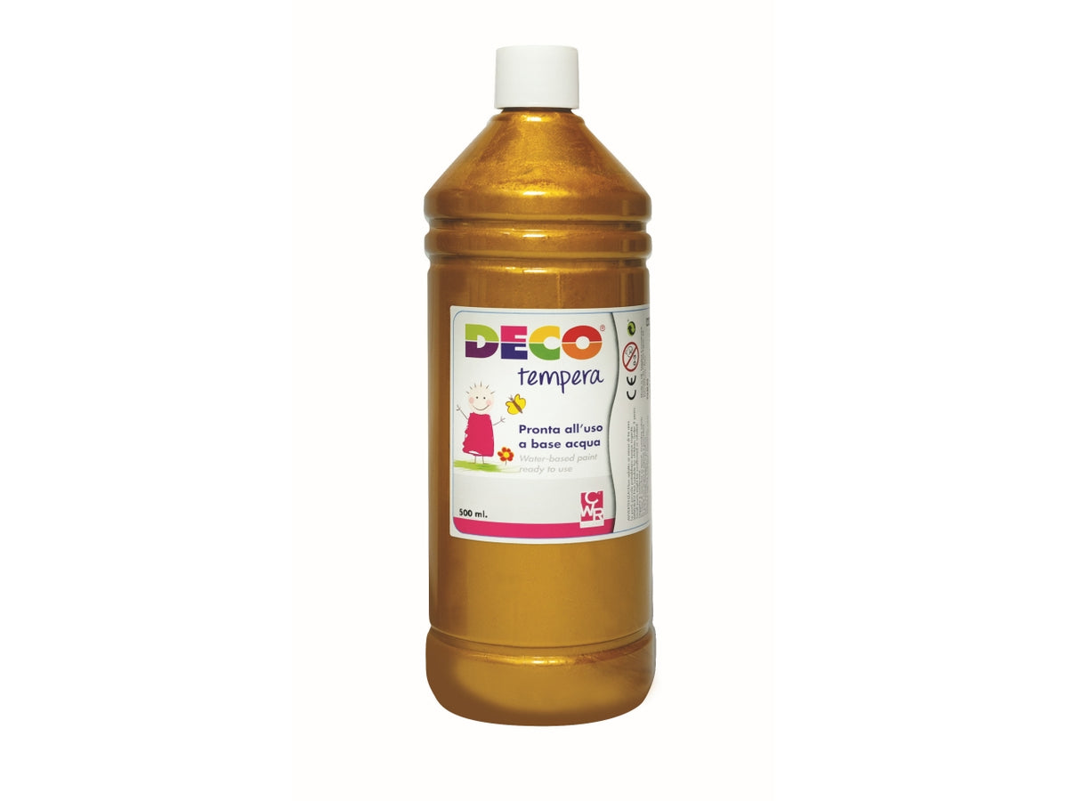 Tempera flacone 500ml oro