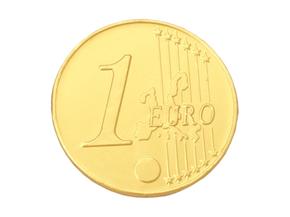 Monete d'oro giganteschi di cioccolato