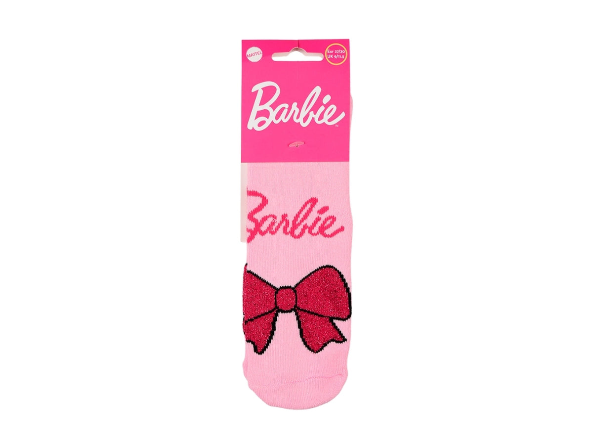 Barbie calze antiscivolo taglia 31/34 rosa chiaro