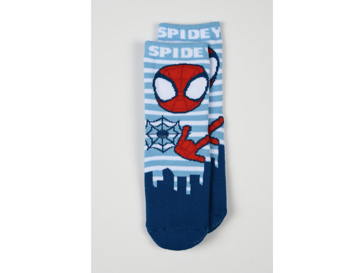 Spidey calze antiscivolo taglia 23/26 azzurro