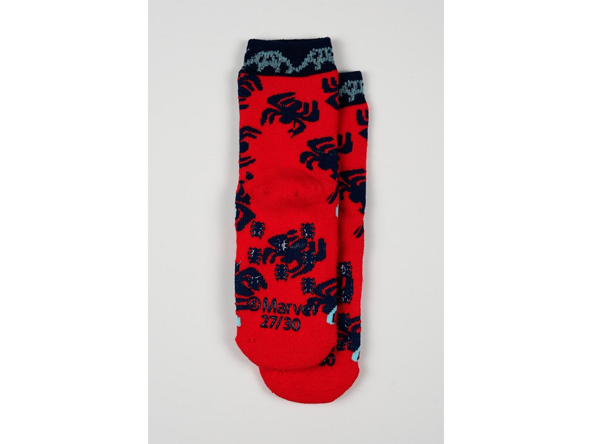 Spidey calze antiscivolo taglia 27/30 rosso