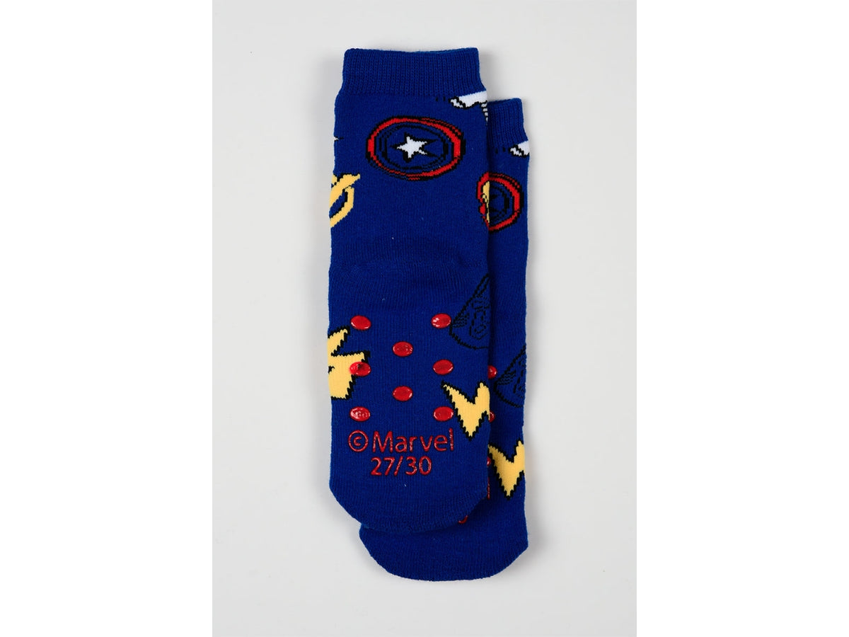 Avengers calze antiscivolo taglia 27/30 blu