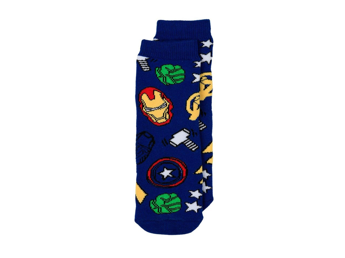 Avengers calze antiscivolo taglia 31/34 blu