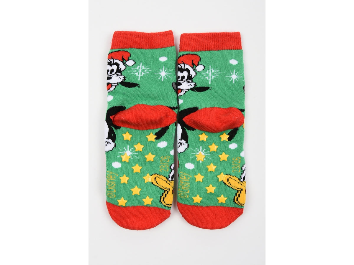 Mickey calze antiscivolo taglia 23/26verde
