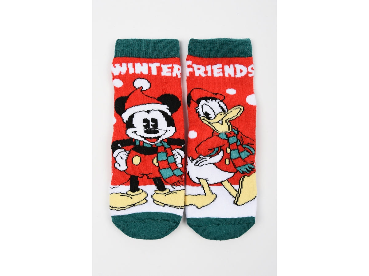 Mickey calze antiscivolo taglia 23/26rosso
