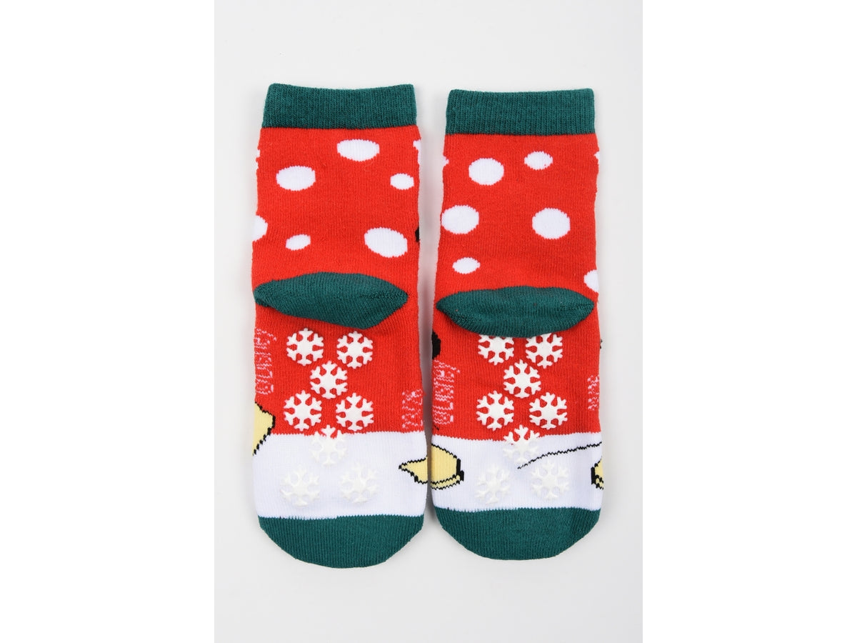 Mickey calze antiscivolo taglia 27/30rosso