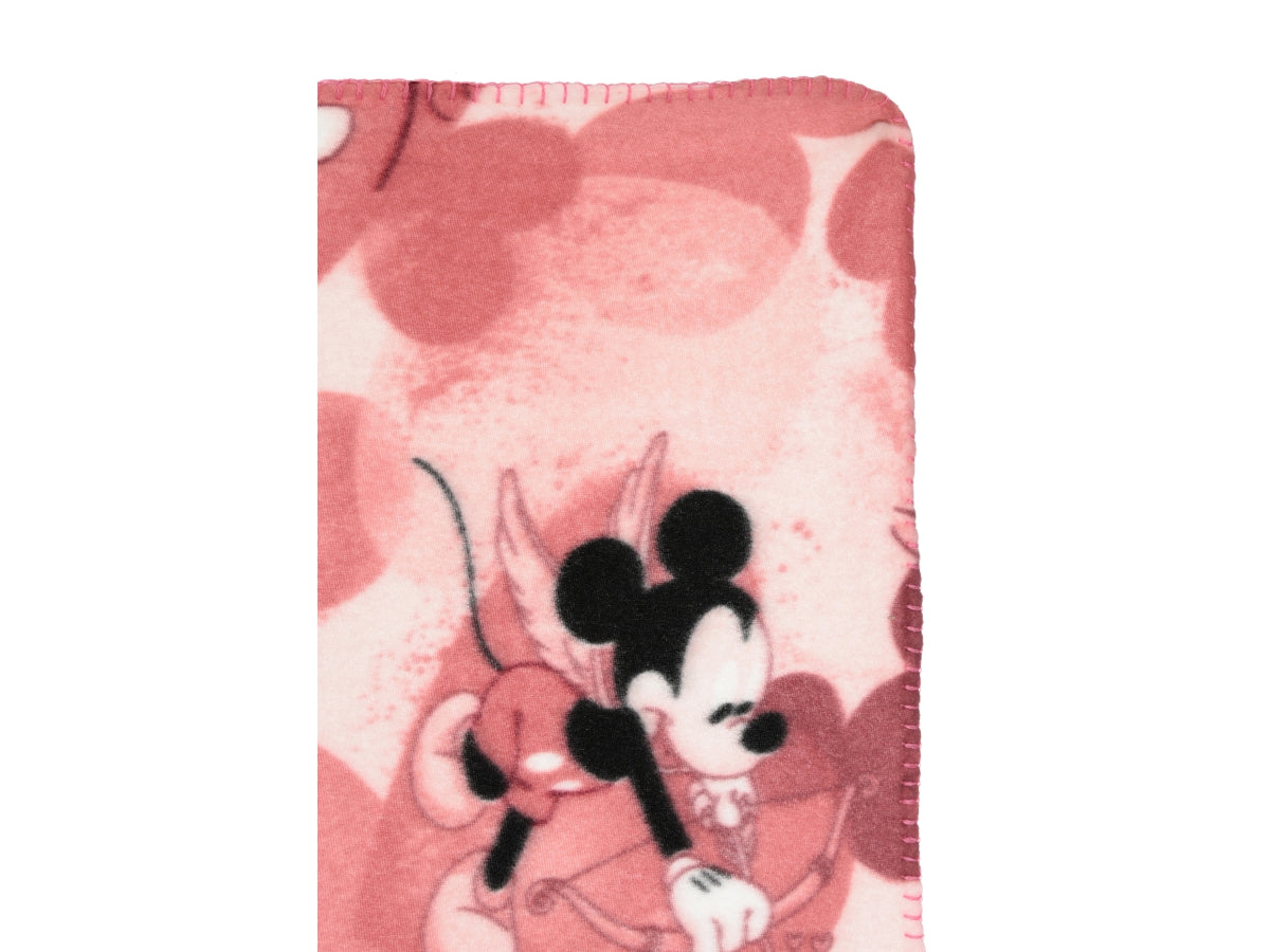 Minnie plaid 100x150cm rosa