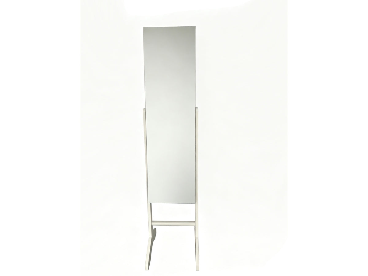 Specchio porta gioie auryn 113x140x35,5cm bianco