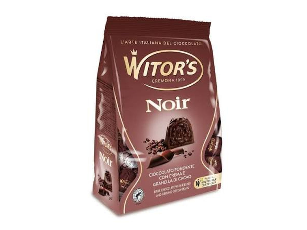 Witor's noir cioccolato fondente con scaglie di fave di cacao 200gr