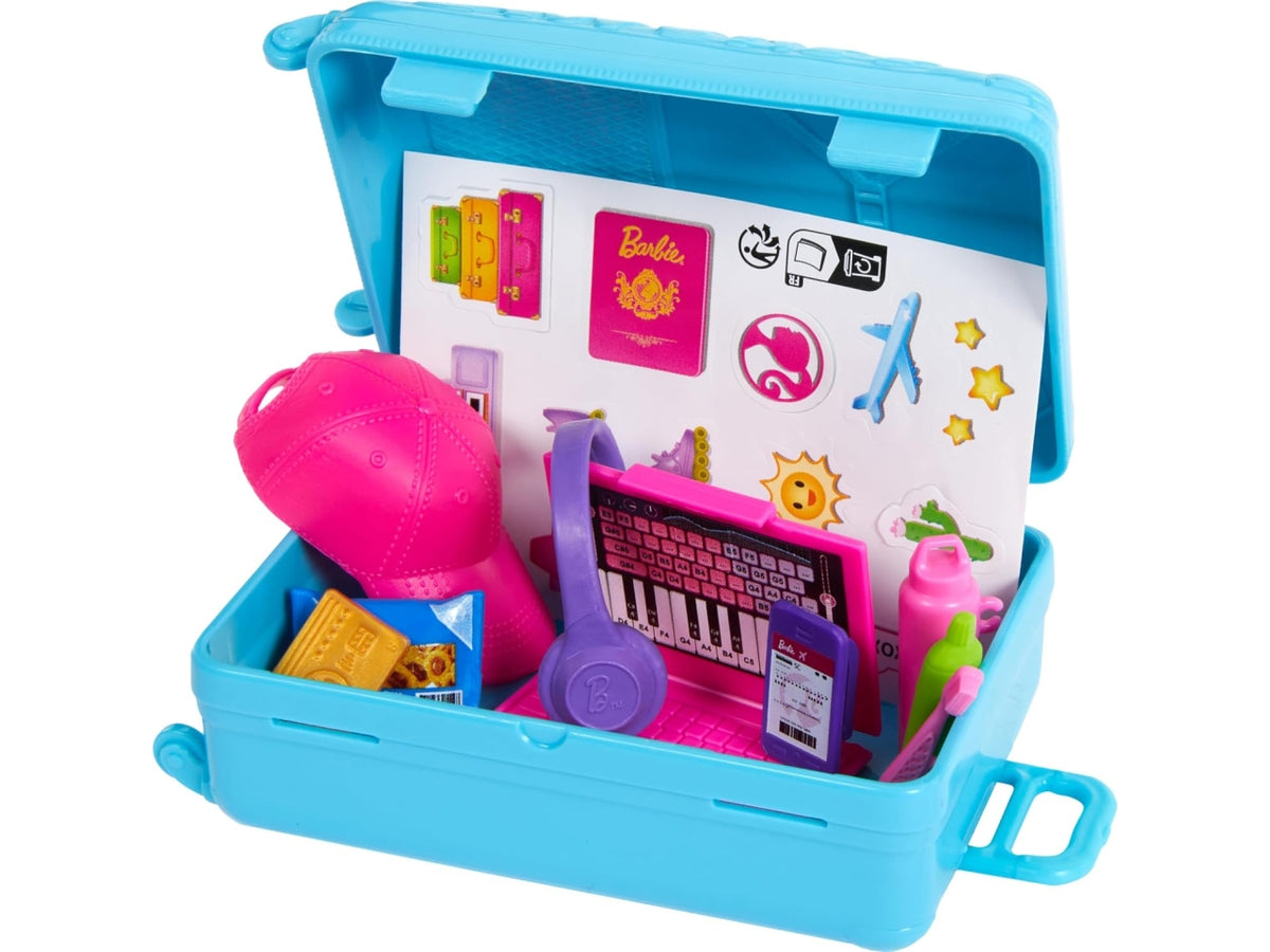 Barbie skipper travel purple hair