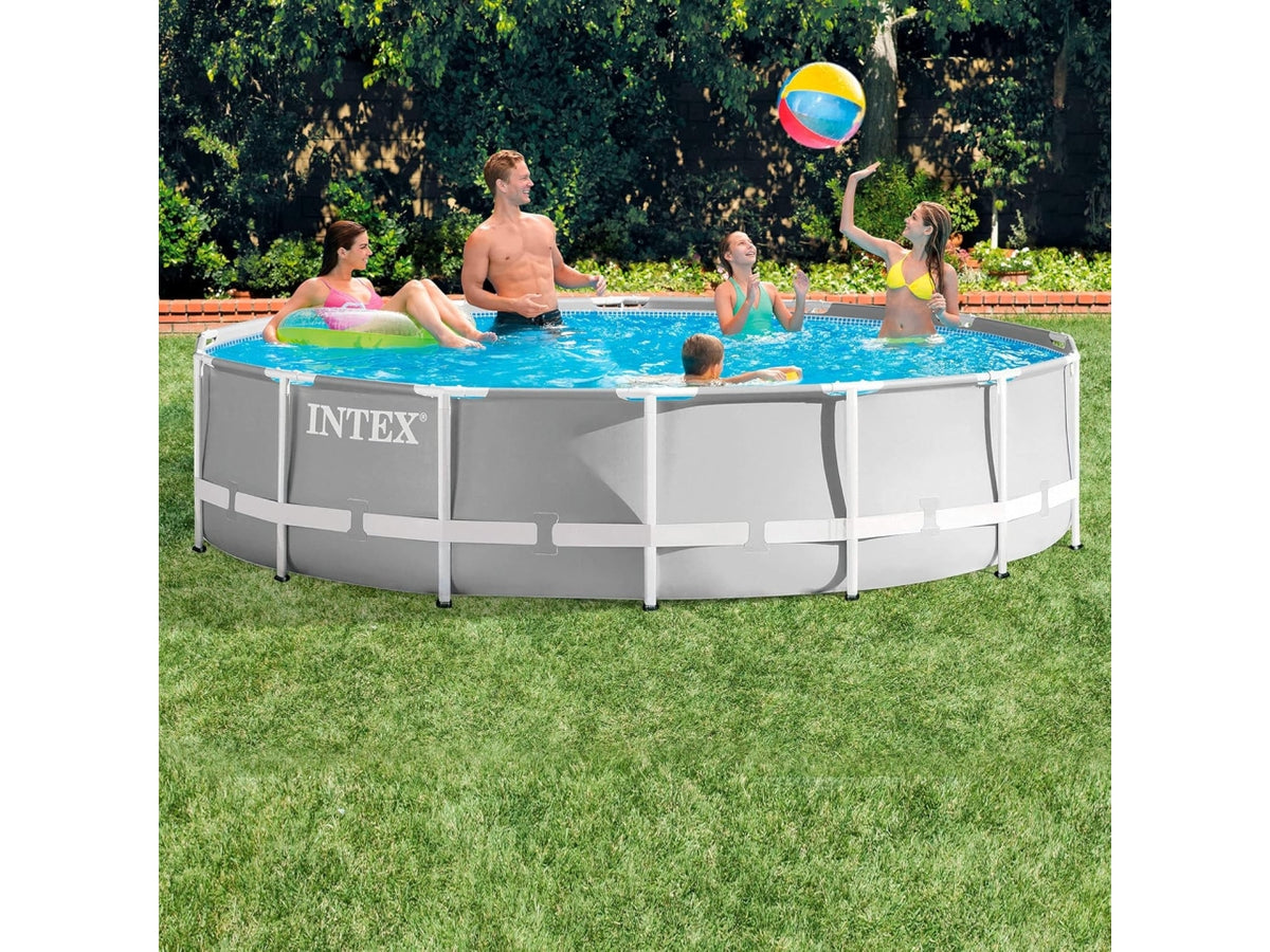 Intex piscina prisma frame con pompa e filtro 457x107cm