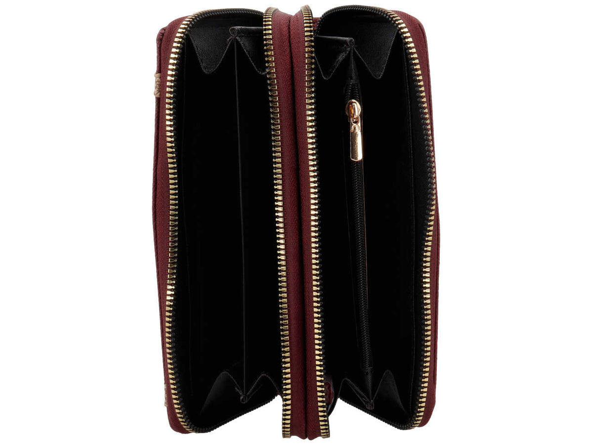 Laura Biagiotti portafogli resin mod.2 bordeaux