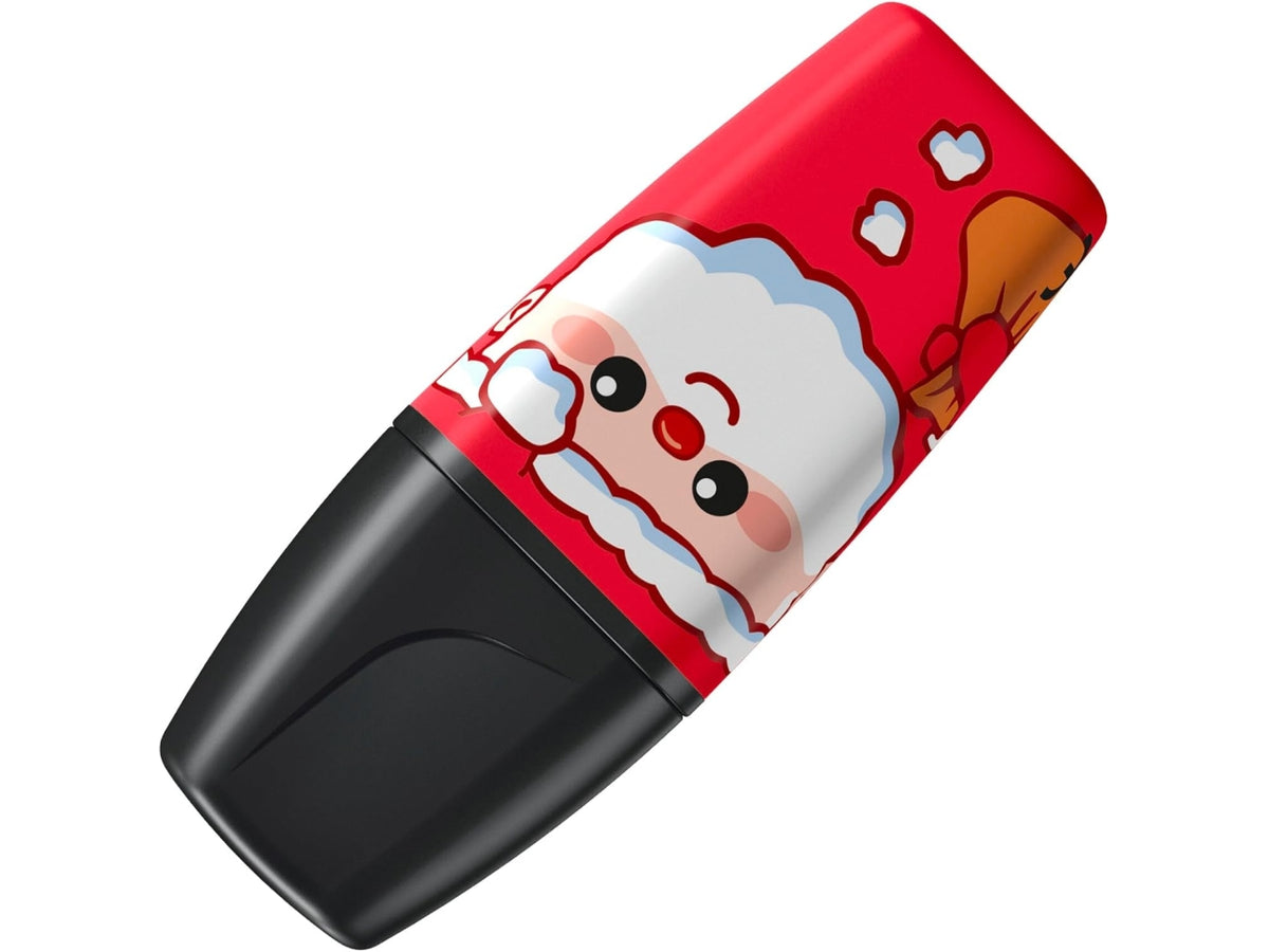 Stabilo Boss 5 mini evidenziatorei Frosty Friends natalizi con 3 bigliettini da colorare e personalizzare