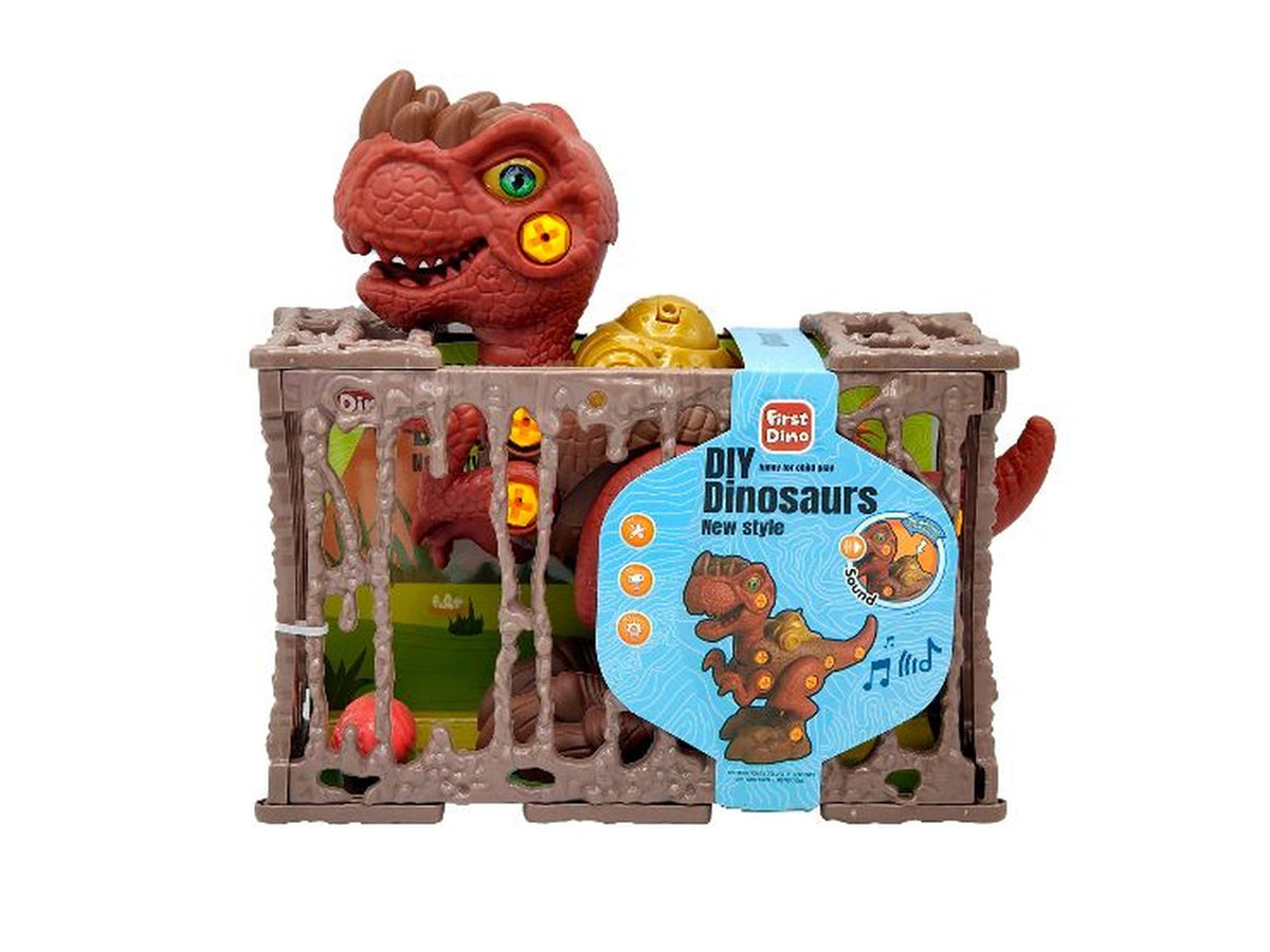 Dinosauro svita e avvita 25cm con verso