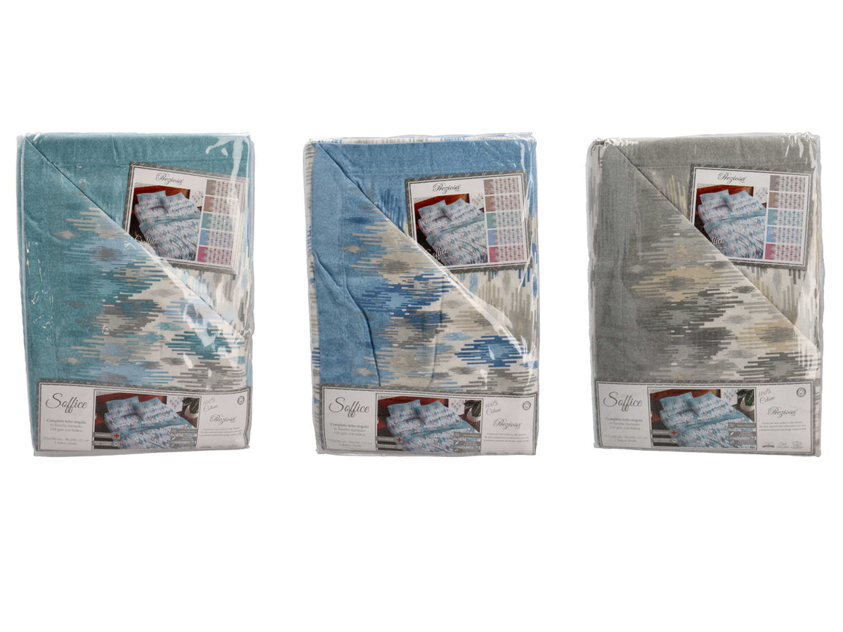 Completo letto flanella 1 posto