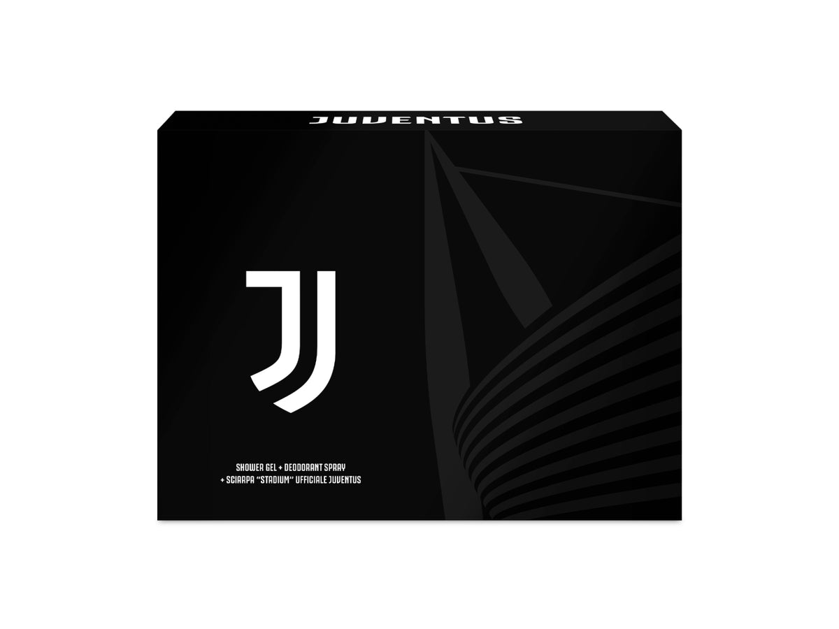 Juventus gift set sciarpa + deo 150ml + shower gel 200ml