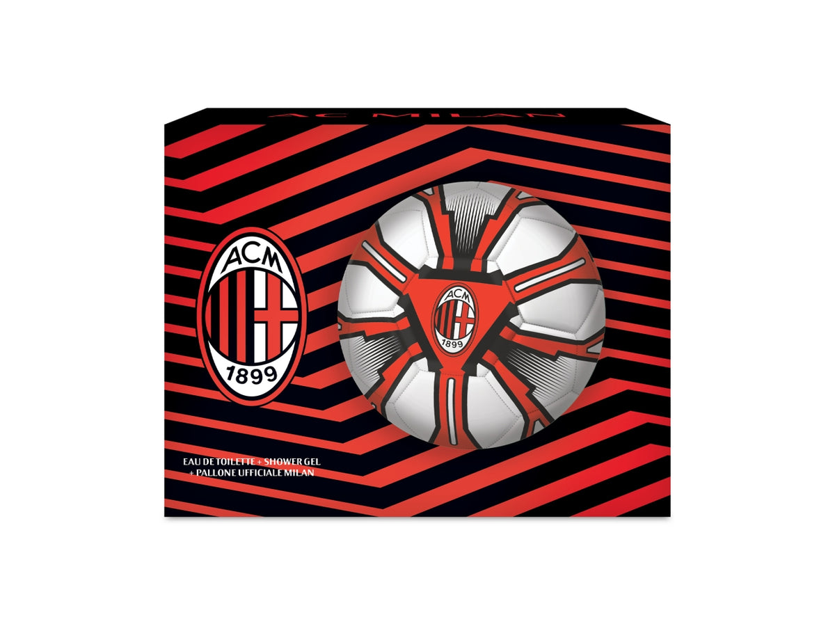 Milan gift set eau de toilette 100ml + showergel 200ml + pallone