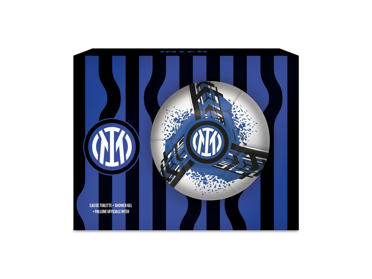 Inter gift set eau de toilette 100ml + shower gel 200ml + pallone
