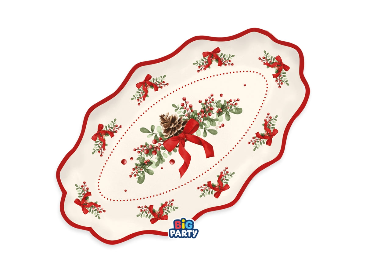 Raviere in carta 36x20cm Christmas Holiday in confezione da 2 pezzi