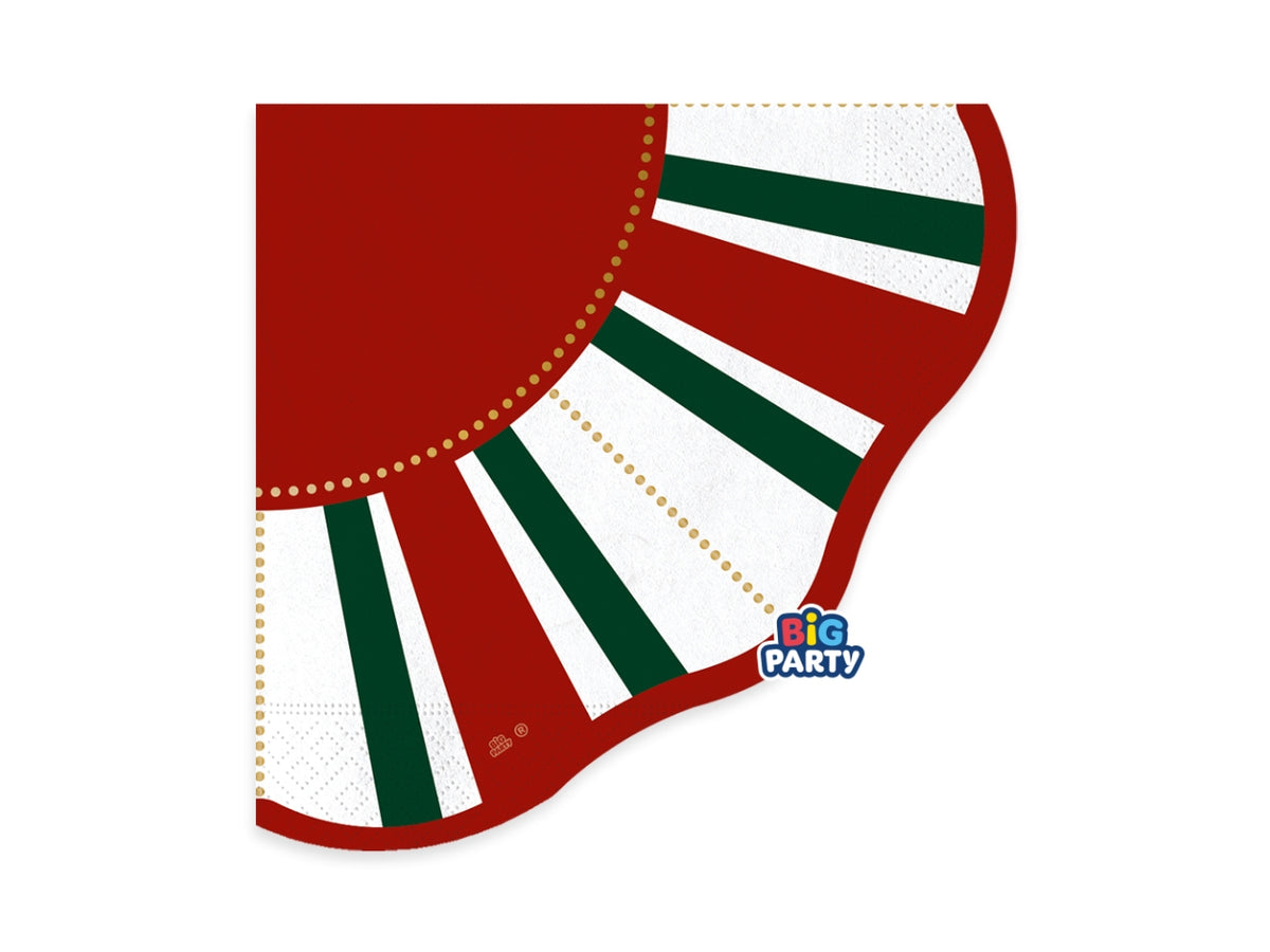 Tovaglioli in carta 33x33cm Pretty Christmas in confezione da 16 pezzi