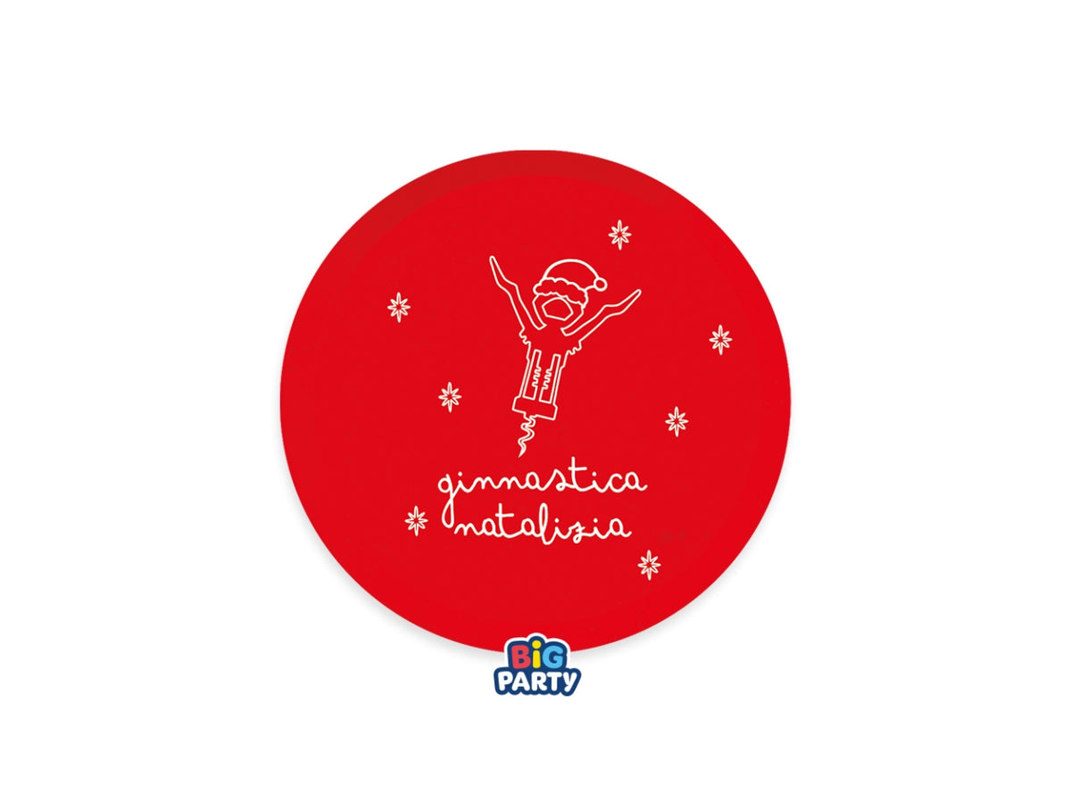 Piatti mix in carta 18cm Spirito del Natale in confezione da 6 pezzi
