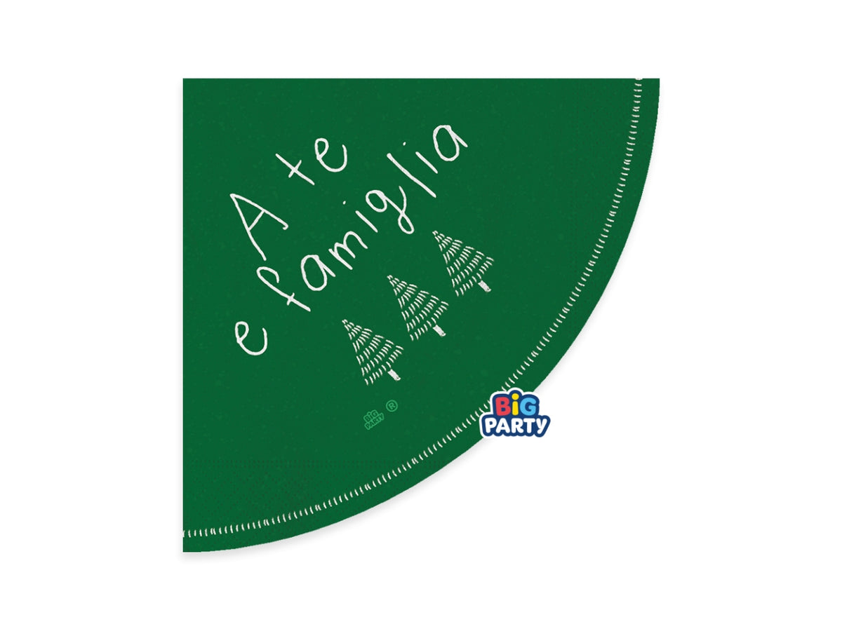 Tovaglioli in carta 33x33cm Spirito del Natale in confezione da 16 pezzi