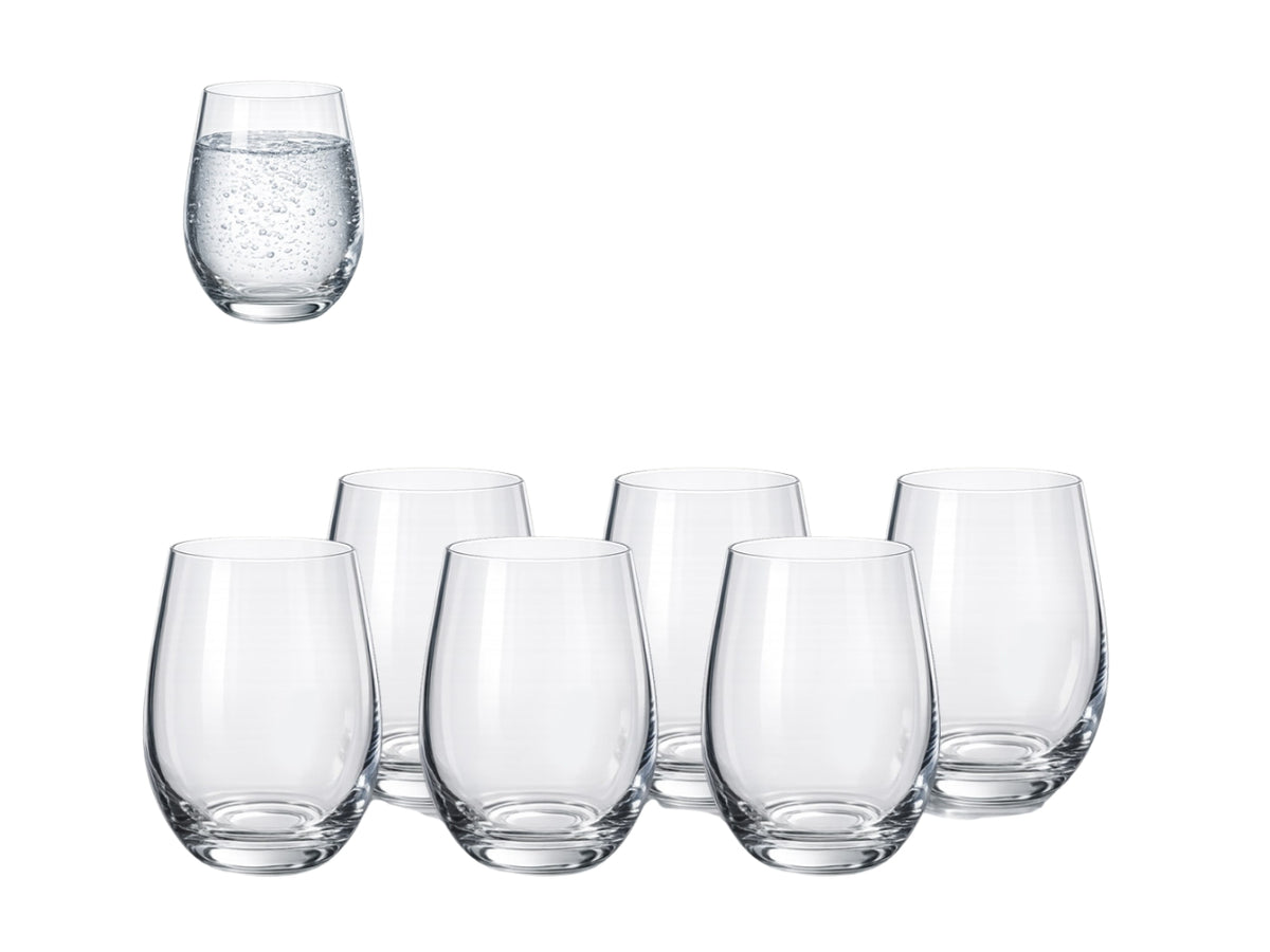 Set 6 tumbler trasparente 40cl