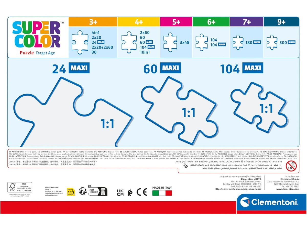 Puzzle 24 maxi unicorni